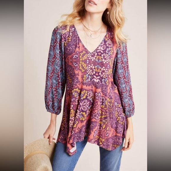 Maeve Mariella Tunic Boho Pattern - M - Picture 2 of 15